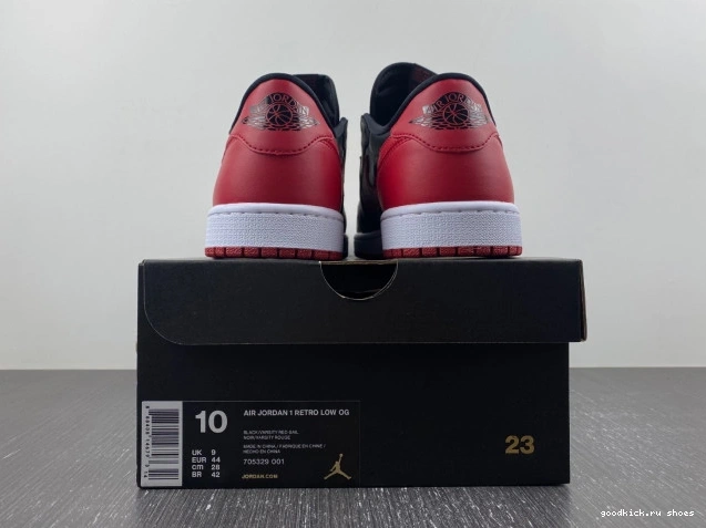 Rep Low Jordan Air Retro 705329-001 1 Bred 0714